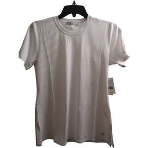 eleven Serena WilliamWhite Ribbed women Shirt
